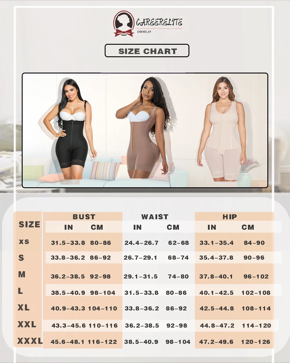 Tummy Control Shapewear Panties With Hooks＆Crotch Zipper High Waist Butt Lift Shorts Fajas Slimming Sheath Woman Flat Belly