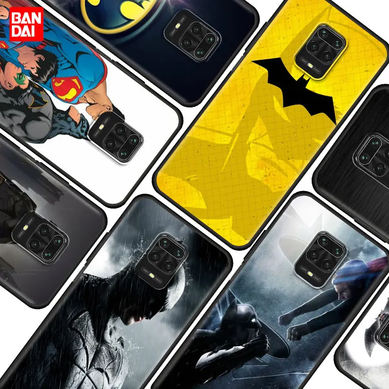 

Dc Superhero Marvel Batman Case for Xiaomi Redmi Note 7 8 9 9s 10 11 8T 11T Pro Plus 5G 4G Silicone Soft Cover Phone Casing Thin