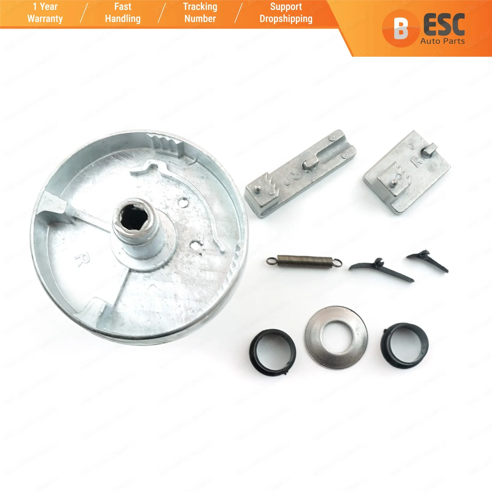

ESC Auto Parts EGE513 Armrest Repair Part Latch Bracket Right Hand Side for Mercedes Vito Viano W639 Sprinter MK2 VW Crafter
