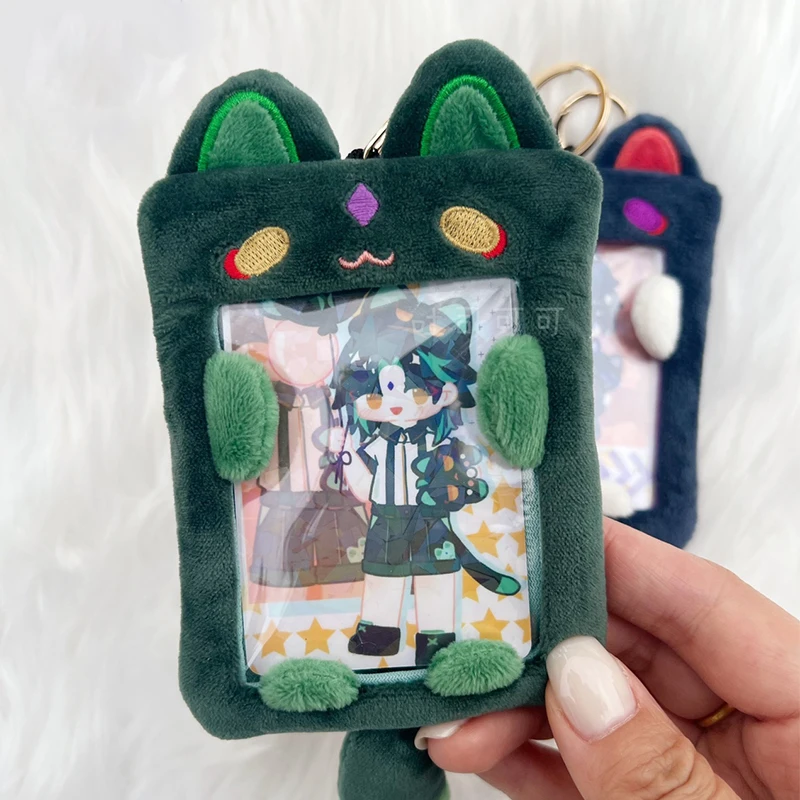 Новая игра Genshin Impact Xiao Balladeer мягкий Kawaii Cat плюшевый держатель сумка для хранения