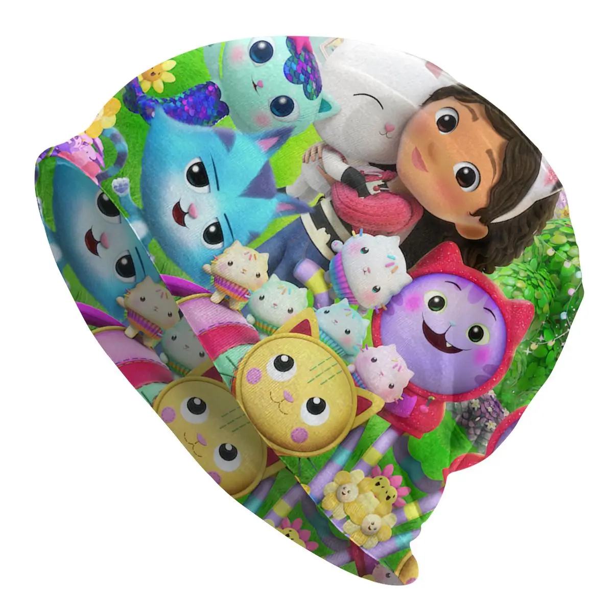 

Unisex Winter Warm Bonnet Homme Knitting Hats Street Gabbys Dollhouse Gabby Cats Beanie Cap Outdoor Mermaid Beanies Caps