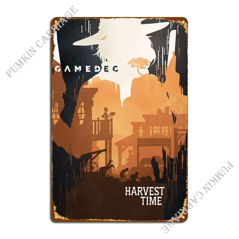 

Время сбора металлический знак дизайн Картина гостиная роспись оловянный знак плакат