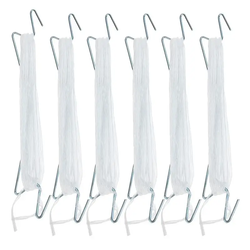 

6 Sets Plant Climbing Hooks Tomato Support Hooks Tomato Support Traction Ropes