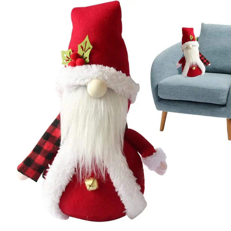 

Гном, плюшевая кукла, Рождественские куклы, украшения, плюшевые безликие искусственные украшения для рождественской елки, украшение, плюшевая кукла снеговика