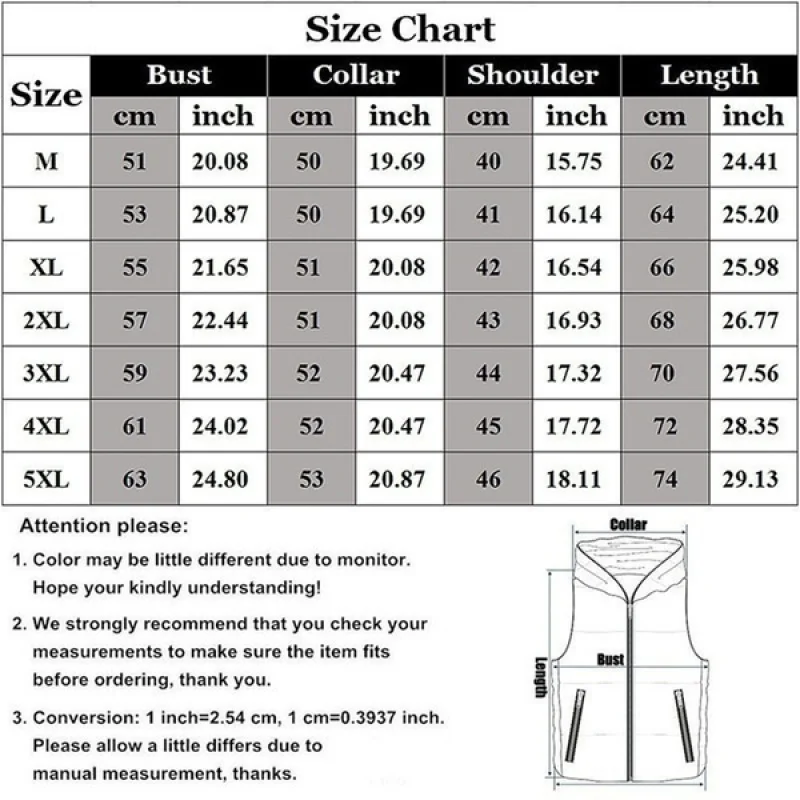 2021 New Autumn Winter Men Vest Jacket For Down Male Cotton-Padded Warm Sleeveless Waistcoat Overcoats Liner Gilet