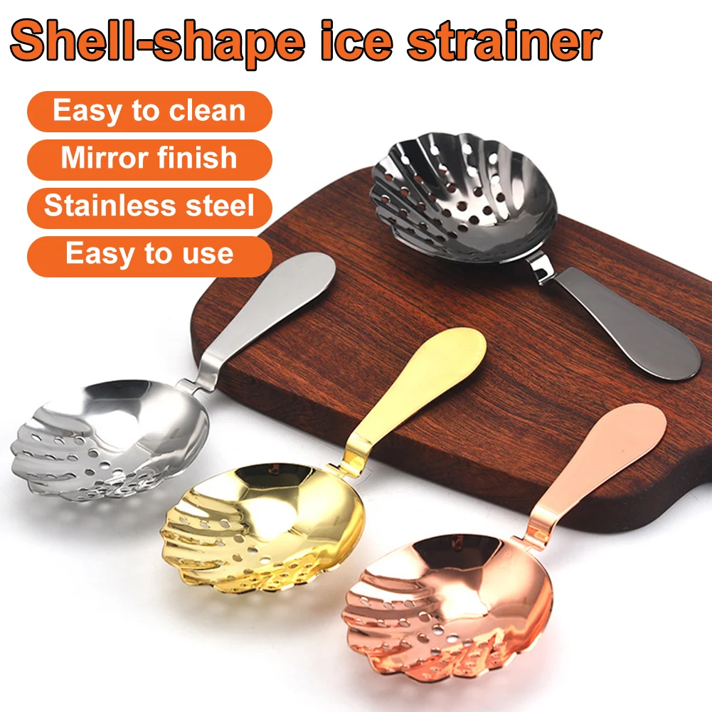 

Creative Julep Cocktail Strainer Stainless Steel Bar Strainer Spoon Cocktail Mixing Bar Tools Ice Strainer Bartender Tool