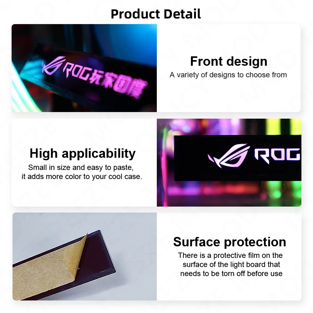 freezemod gpu side panel rtx3090 gtx rog pc decoration video card plate faith lamp water cooler aura sync liquid cooling argb free global shipping