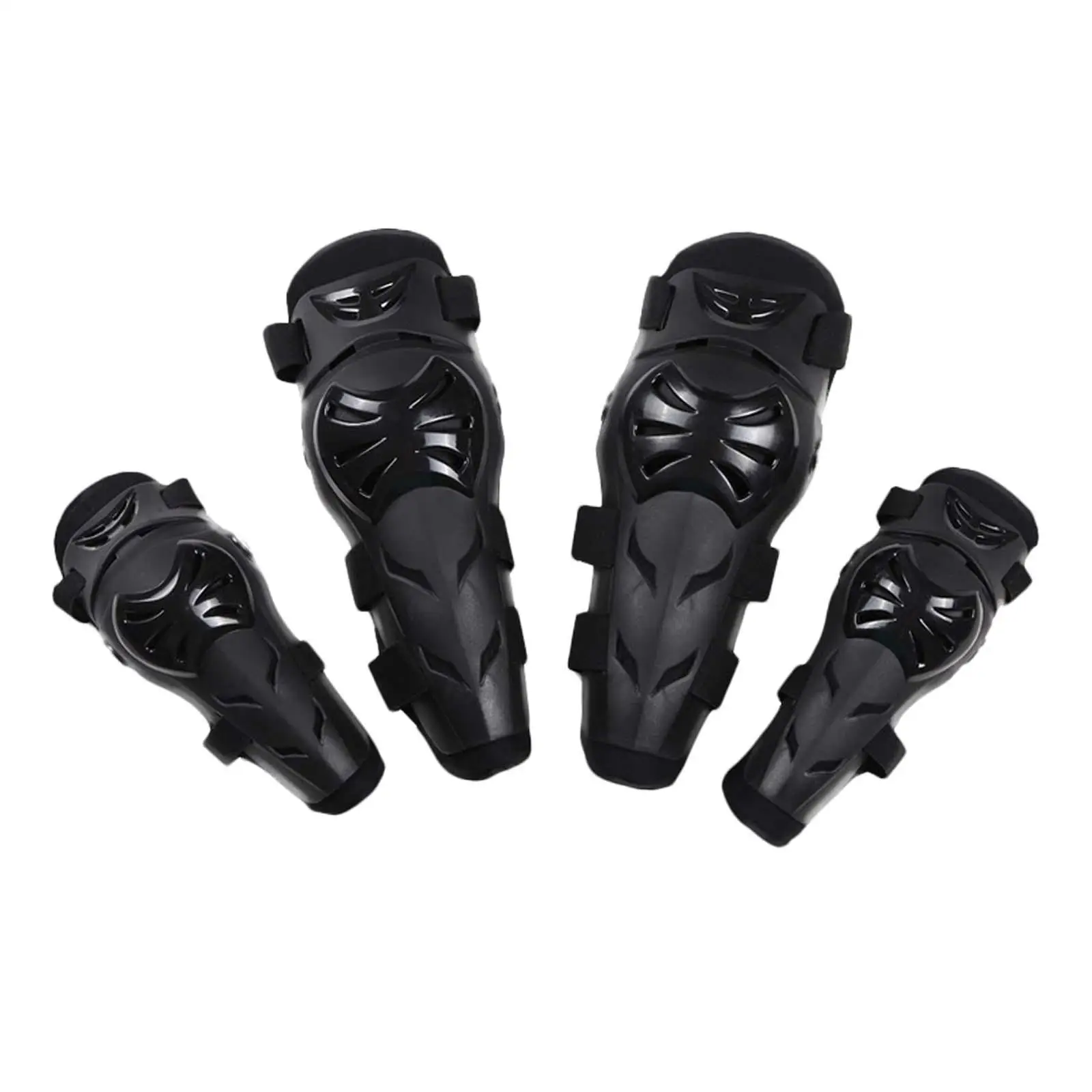 

4Pcs Motorcycle Knee Shin Guards for Cycling Motorcycle Mountain Biking