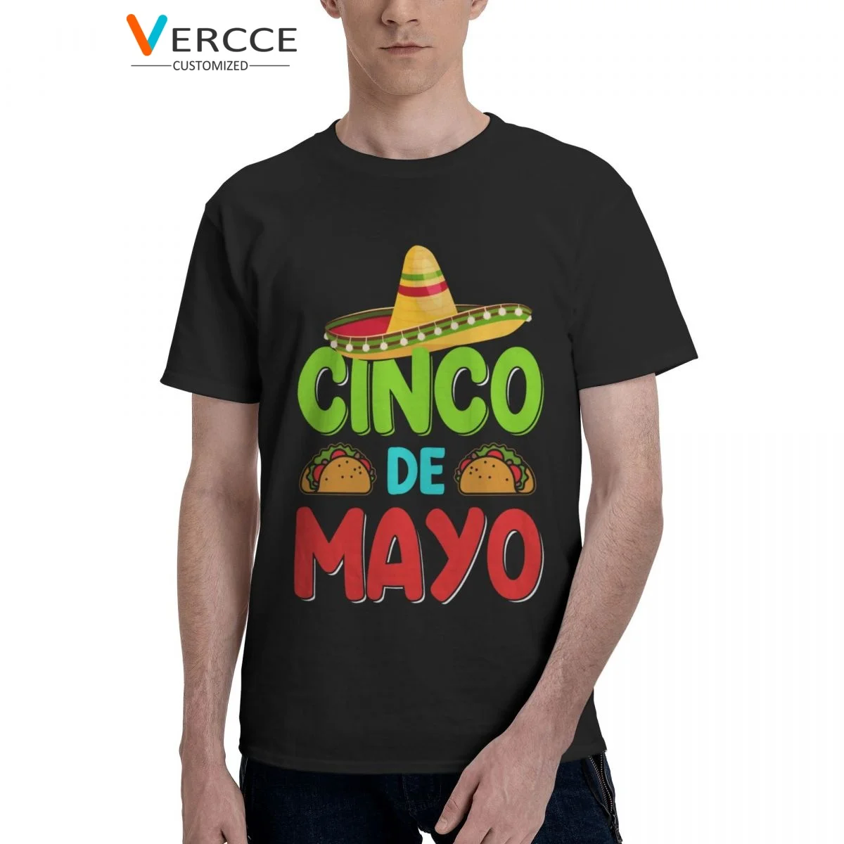 

Cinco De Mayo Fiesta Squad Mexican Party Funny T Shirt Cotton High Quality Tees Customized Clothing Mens Women T Shirt Gift Idea