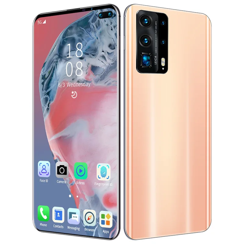 global version smartphone p45pro unlocked dual card dual standby 8 core processor 6 6 inch large screen mobile phone free global shipping