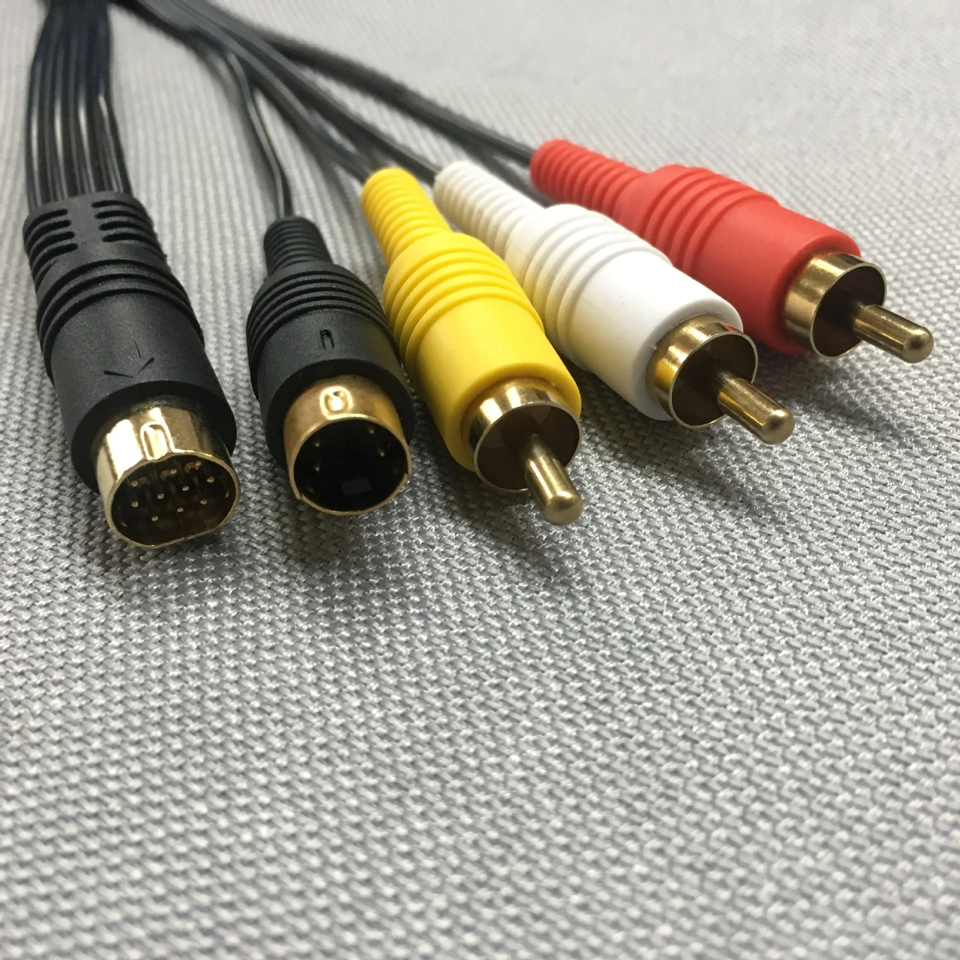 1,8 м позолоченный SEGAS Сав RCA Видео Аудио Композитный кабель для SEGAS Saturn S-видео AV кабель (art.: 3920c458cc86d) - 3920c458cc86d