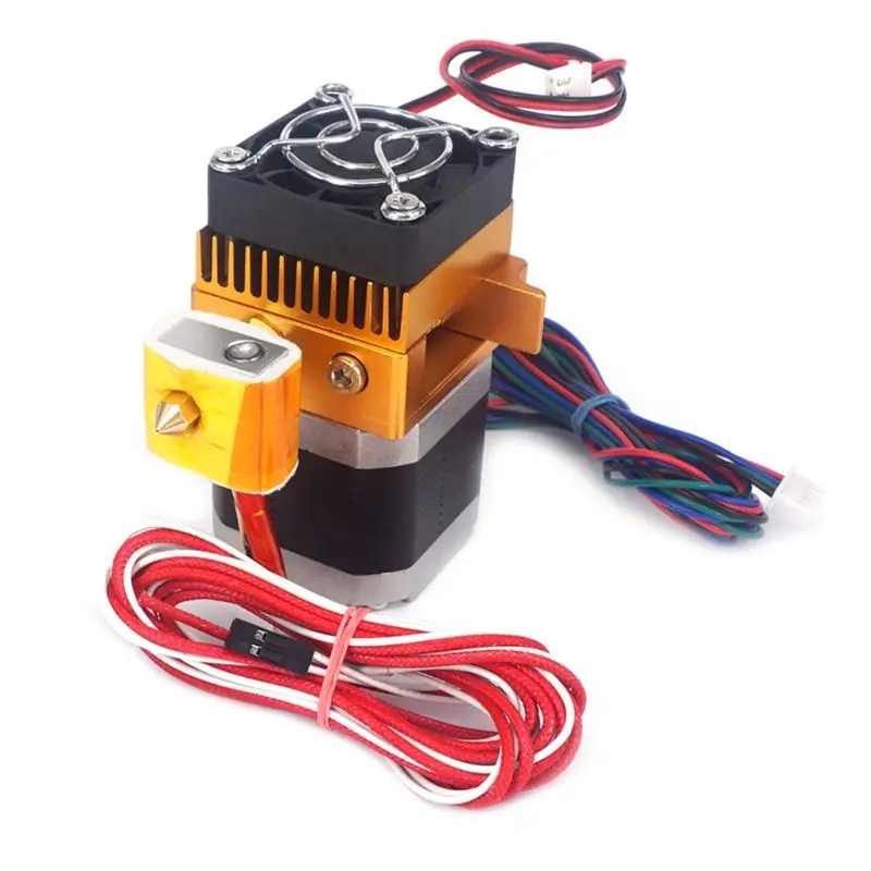 

MK8 Extruder Kits J-head Hotend 0.4mm Nozzle Kit 1.75mm Filament Extrusion 3D Printers Parts with Box Motor Throat
