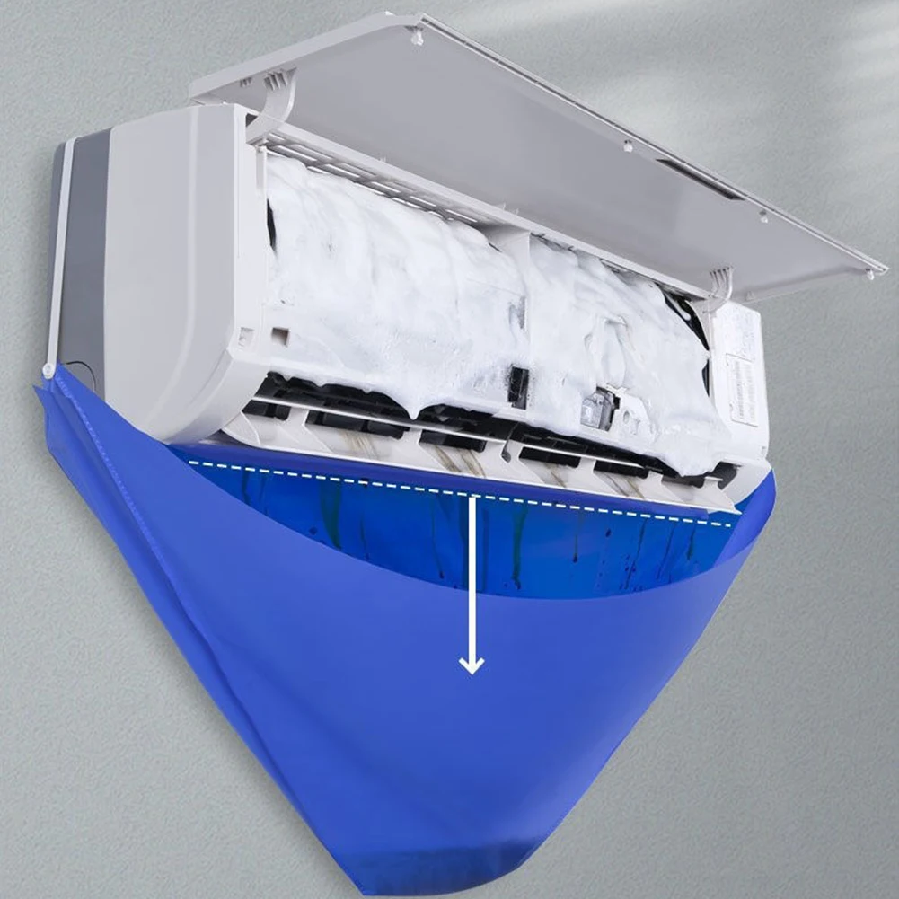 

Air Conditioner Cleaning Cover Brushes Filter Water Bag Net Waterproof Air Conditioner Dust Protection Cleaning Cover Bag Tools
