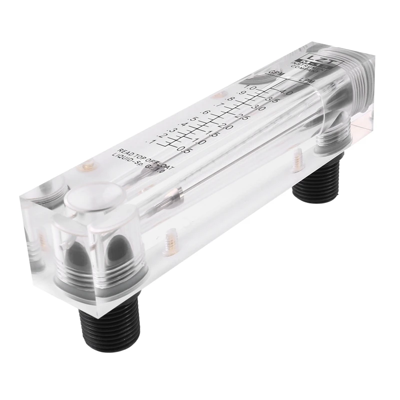 3x черная регулируемая ручка 0 1-1 GPM панель типа расходомера воды LZM-15