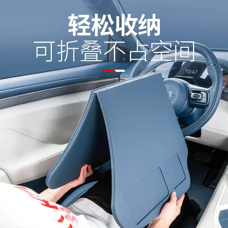 Складной автомобильный столик QIWN для Zeekr 001, 7X, 9X, 007GT, 009 – прочный, на заказ, замена штатного, аксессуар для автомобиля (art.: 3920daf05ff52) - 3920daf05ff52