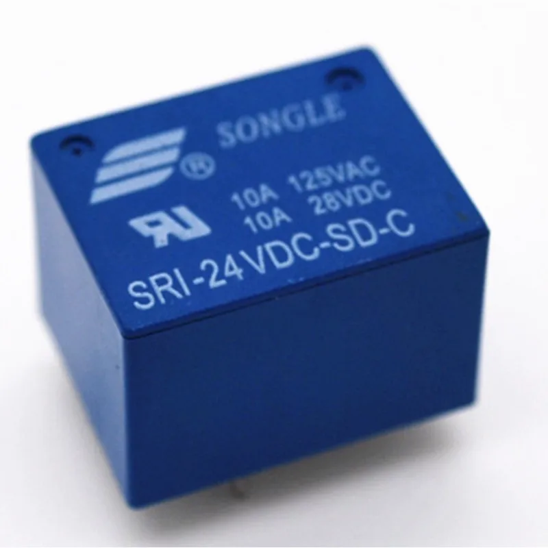 Free shiping wholesale 10pcs/lot 10A relay SRI-24VDC-SD-C |
