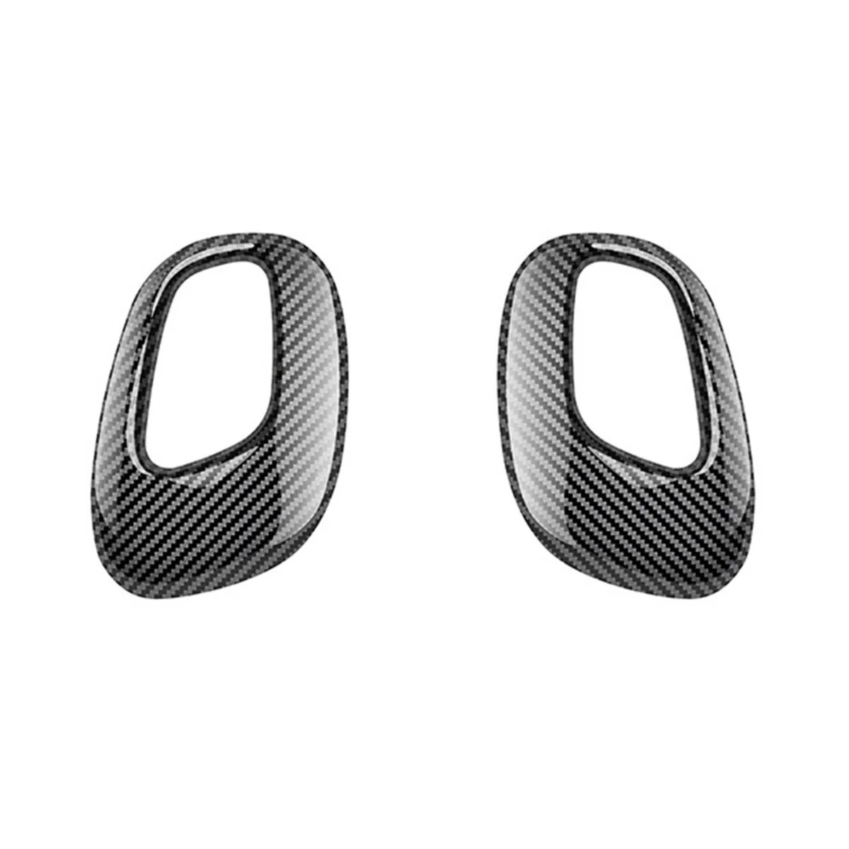 

Car Carbon Fiber Black Gear Shift Knob Cover Central Control Gear Shift Knob Cover Decoration for -60 2020-2023