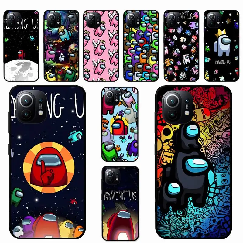

Cartoon Game A-Among We Phone Case for Xiaomi mi 5 6 8 9 10 lite pro SE Mix 2s 3 F1 Max2 3