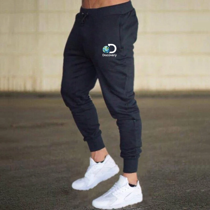 2022 Autumn New Sport Fitness Running Training Sports Discovery Trousers Men's Breathable Slim Beam Mouth Casual Health Pants