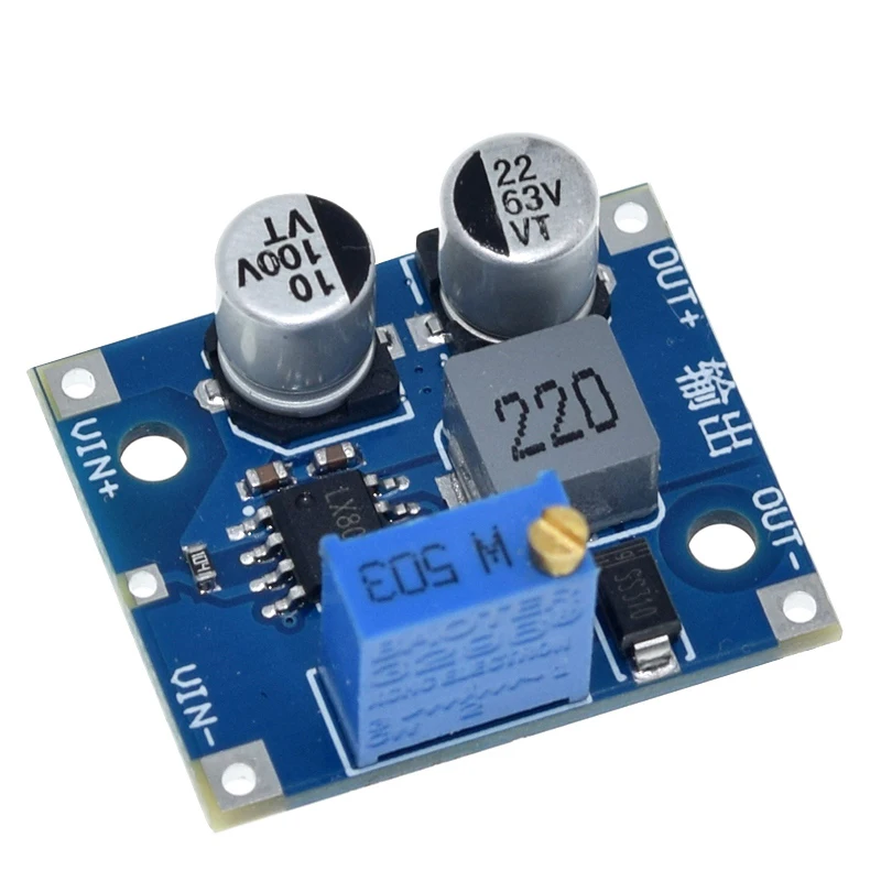 LX8015 Регулируемый понижающий модуль питания постоянного тока входной