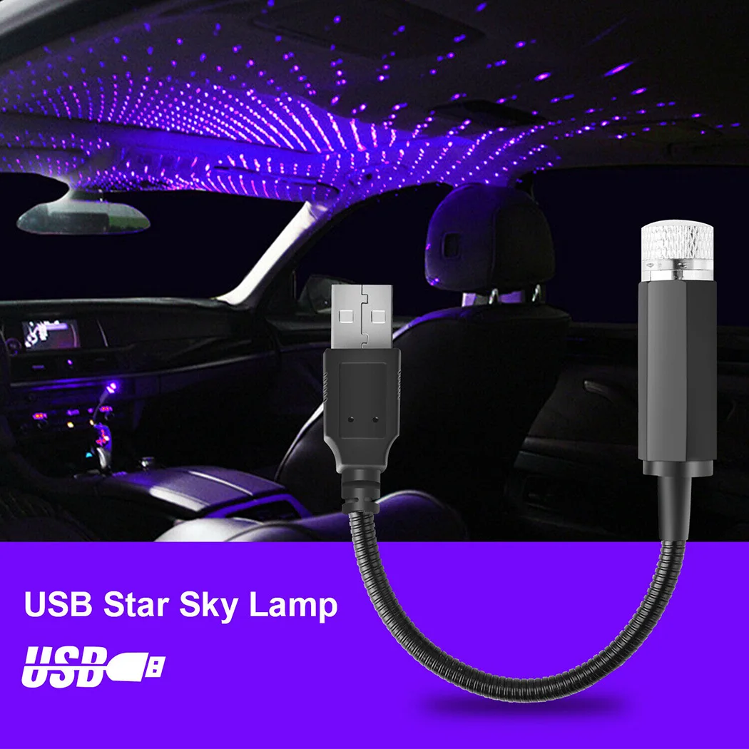 

Звездная ночь, USB проекционная лампа, 1 шт., 5 В, светодиодные лампы, детали, звезда, аксессуары для создания атмосферы