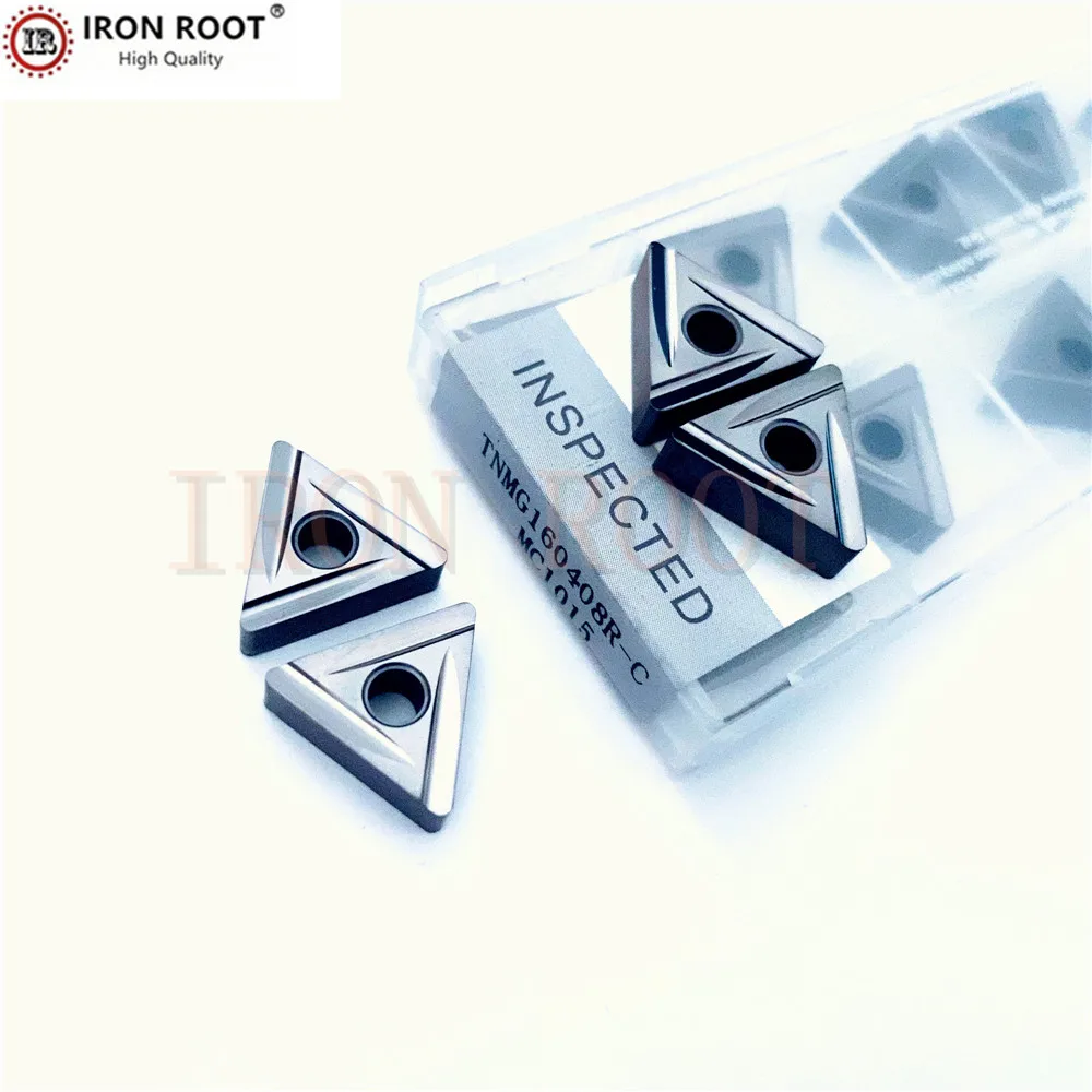 

IRON ROOT TNMG160404R,TNMG160408R -C MC1015 CNC Metal Lathe Machining Tools Turning Inserts Cermet Inserts For MTFNR/L Tools