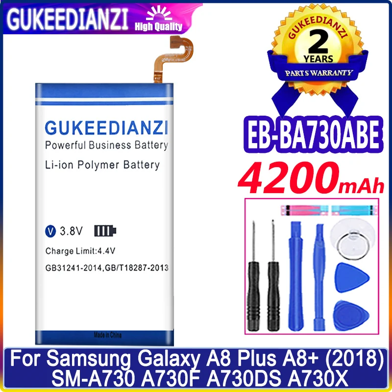 

Bateria 4200mAh Batterie EB-BA730ABE Battery For Samsung Galaxy A8 Plus A8+ (2018) SM-A730 A730F A730DS A730X Replace Battery