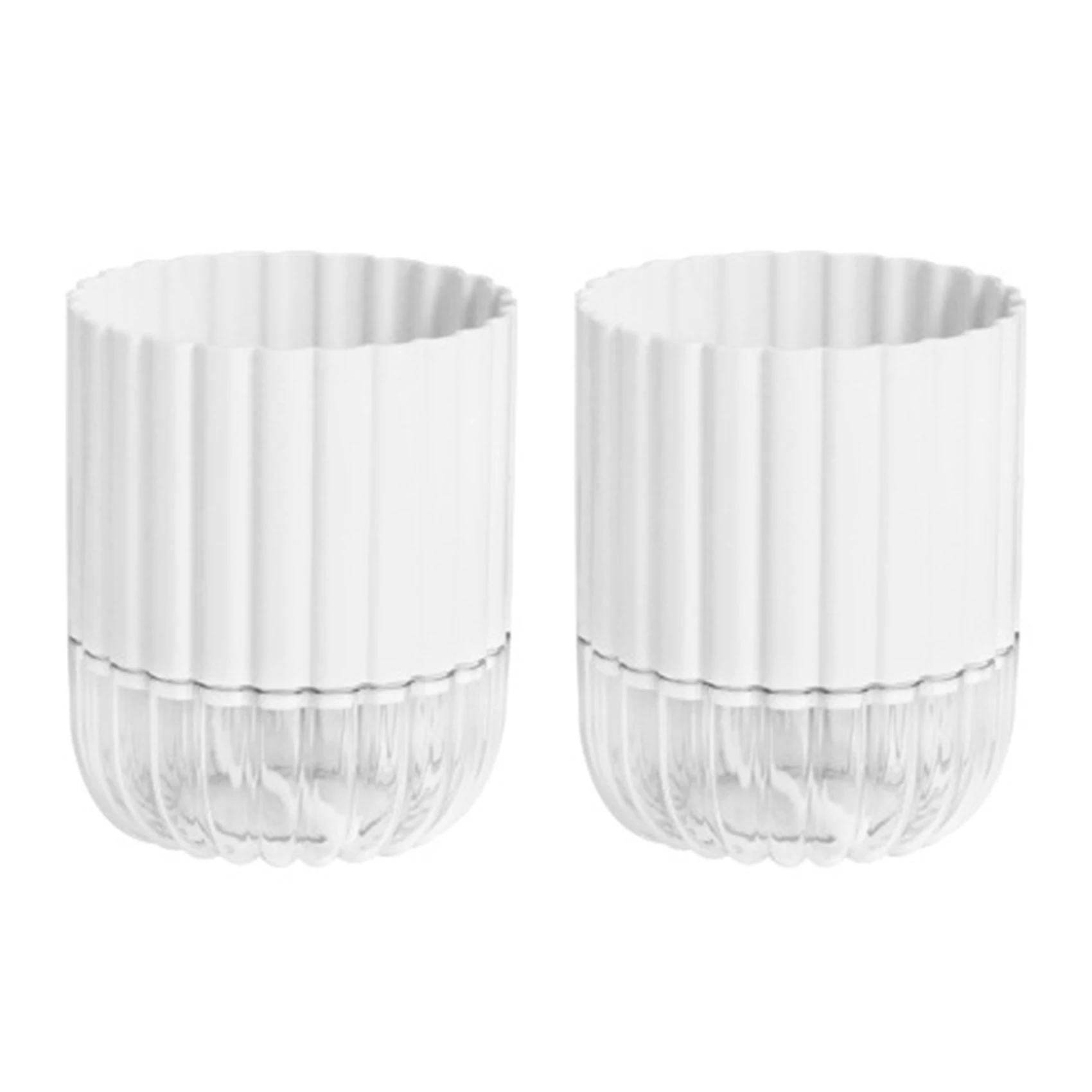 

Гидропонные смоляные горшки 2X из белого абс + ПП для цветов, цветов Loblolly Pine Pocket Leaf Alocasia, цветочные горшки для растений