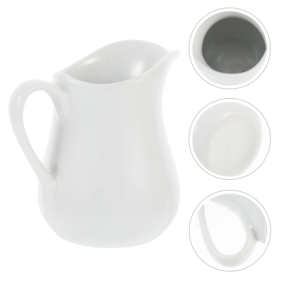 

2pcs Ceramic Gravy 100ml Dipping Sauce Dishes Dipping Bowl Spout for Gravy Salad Dressings Broth Creamer