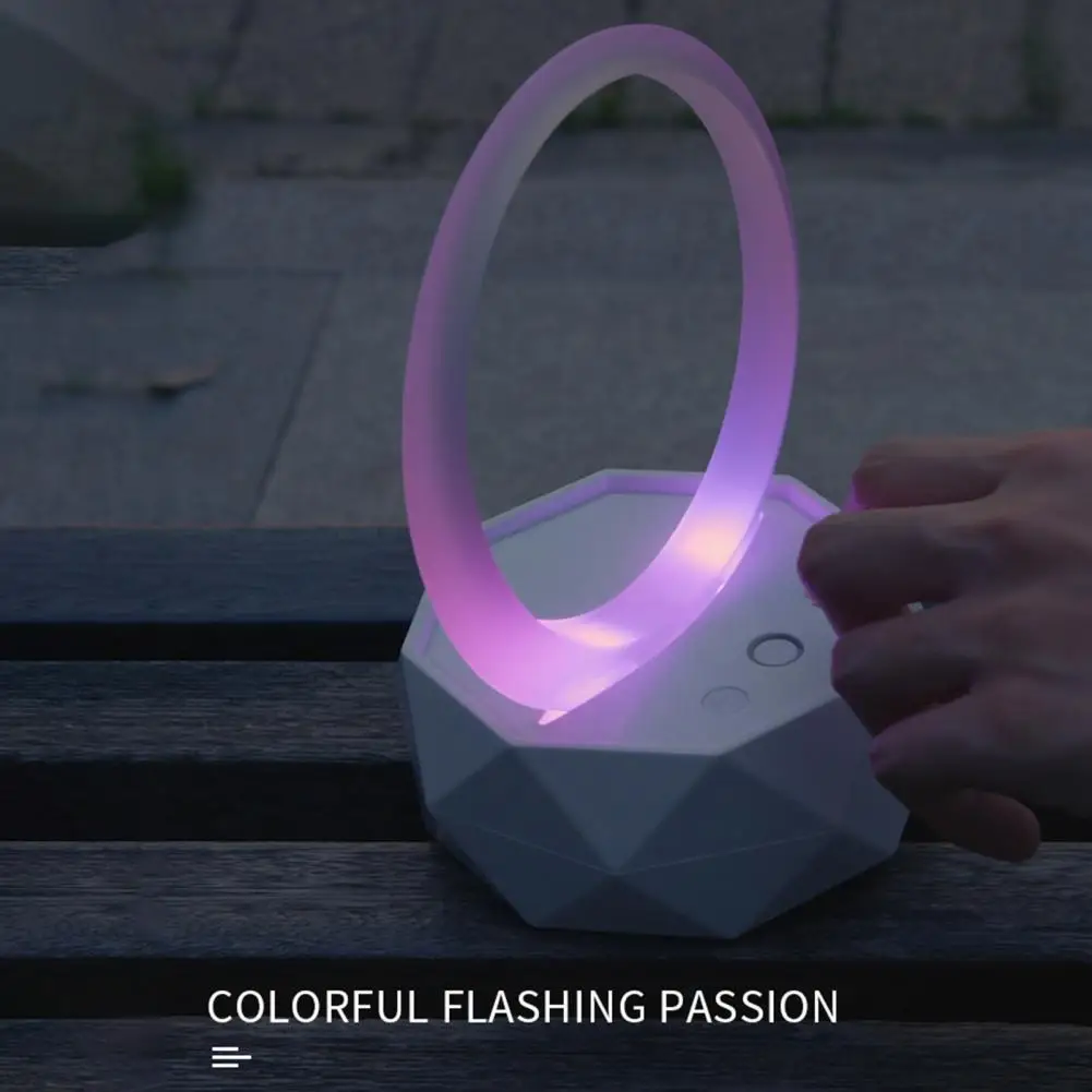 

Креативные светодиодные цветные лампы, Bluetooth-динамик, ночники для спальни, атмосферное освещение, зарядка через USB, умный плеер, беспроводно...
