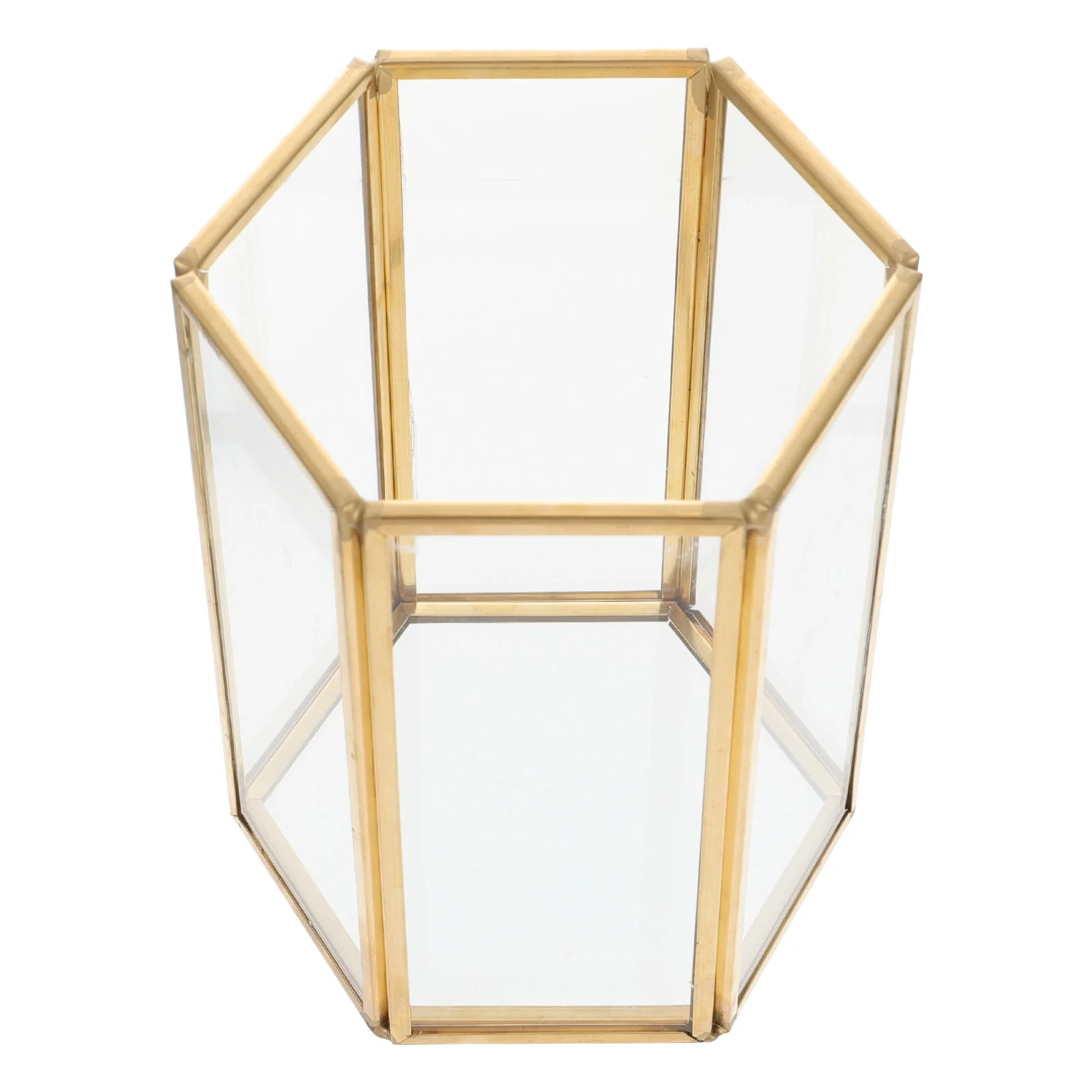 

Holder Brush Cup Makeup Organizer Pen Cases Eyebrow Office Vanity Golden Pot Toothpaste Vintage Box Case Display Bathroom
