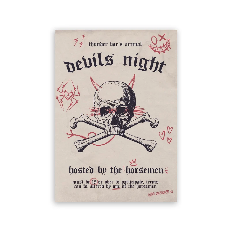 Живопись на холсте Live ustory  The Devil's Night Series