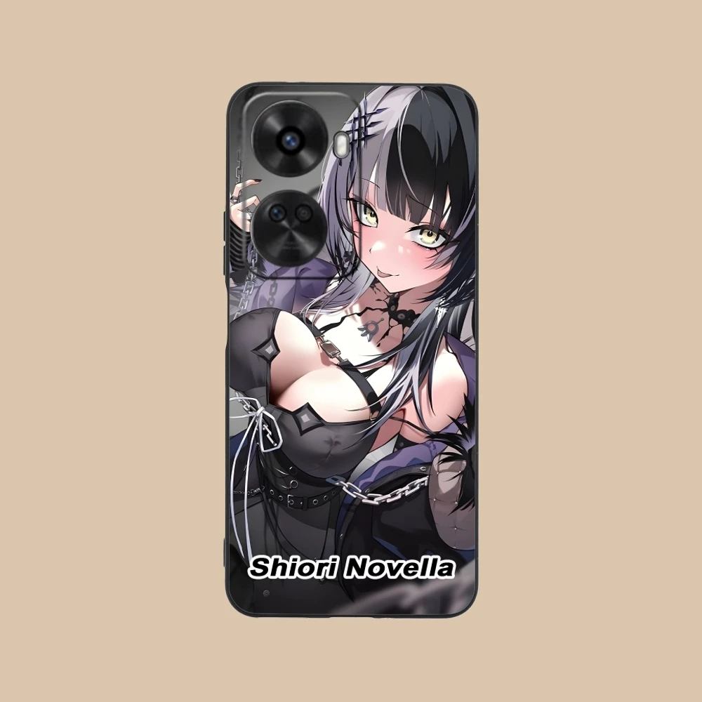 Shiori Novella Fashion Mobile Cell Phone Case for Huawei Nova 12 11 10 9 8 7 Pro SE 5G Black Soft Cover Shell