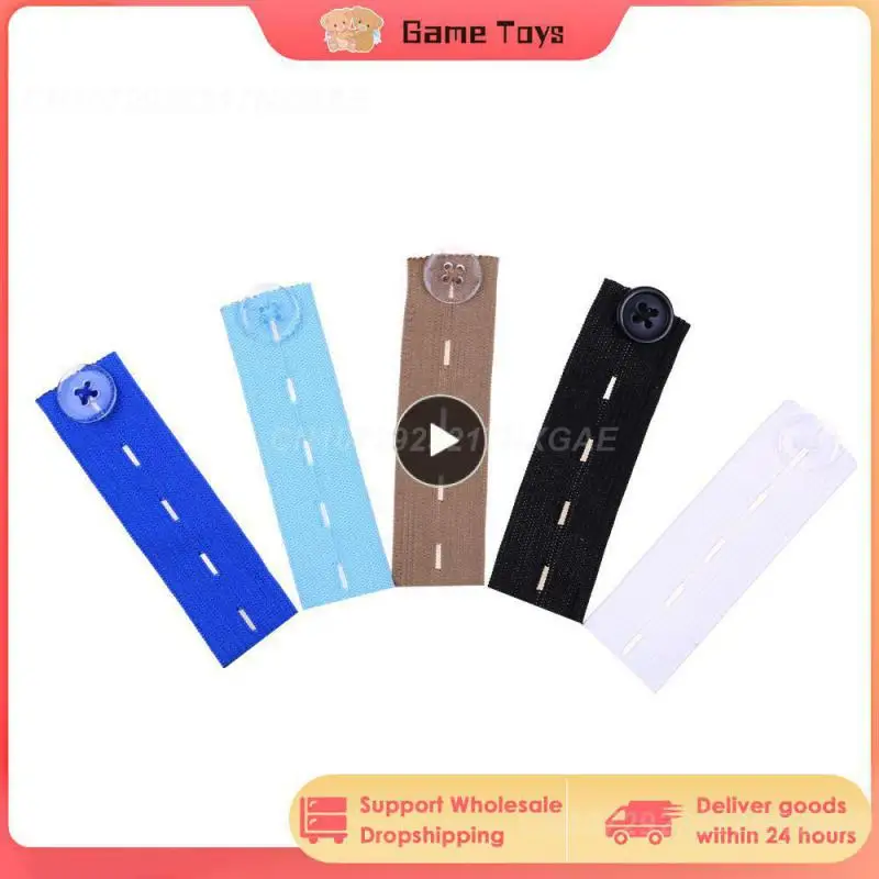 

1~10PCS Unisex Jeans Trousers Waist Expander Waistband Extender Button Elastic Adjustment Waist Button Belt Extension Buckle
