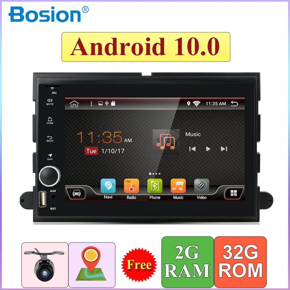 

Car radio 2 din For Ford Fusion Expedition Explorer F150 F350 F500 Escape Edge Mustang 2006-2009 GPS Navigation Wifi SWC RDS