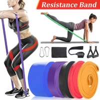 heavy duty latex resistance band elastic fitness band set exercise pull ups auxiliary band pilates yoga band fitness equipment