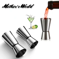 1pc premium stainless steel bar measures jigger bar party wine cocktail shaker jigger kit dual spirit drink measure cup bar tool