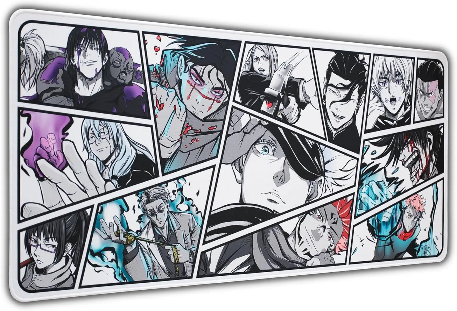 XXL игровой коврик для мыши Jujutsu Kaisen аниме настольный с расширенным нескользящим