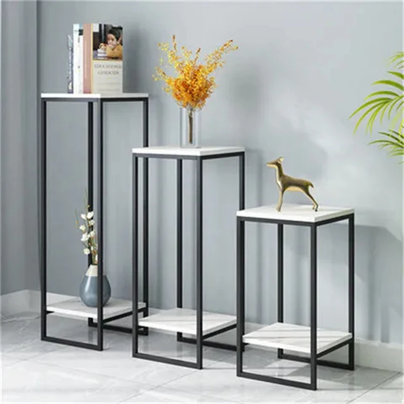 Скандинавская железная стойка для цветов Золотая сада гостиной внутреннего