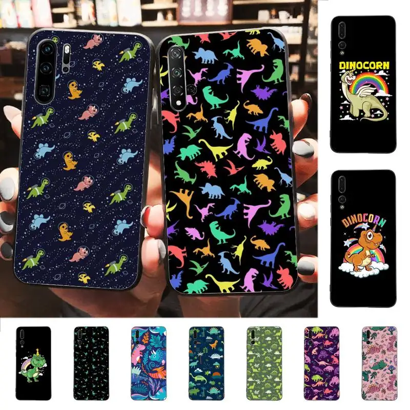 

Cute Dinosaur Phone Case for Huawei P30 40 20 10 8 9 lite pro plus Psmart2019