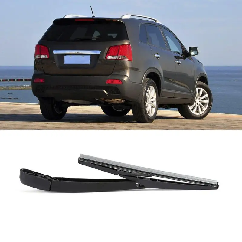 

HLEST Rear Wiper Arm with Blade Complete For Kia Sorento 2009-2014 OE:98815 2F000 Black Rear Windscreen Wiper Blade Set