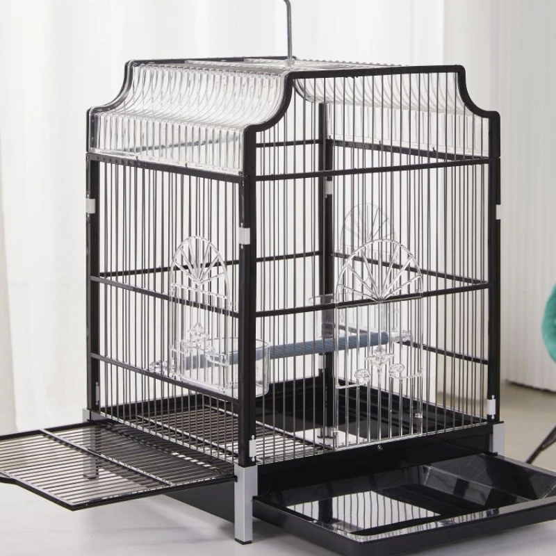 

Pigeon Large Open Bird Cages Top Budgerigar Stainlesssteel Myna Luxury Bird Cages Villa Breed Jaula Pajaros Pet Products QF50NL