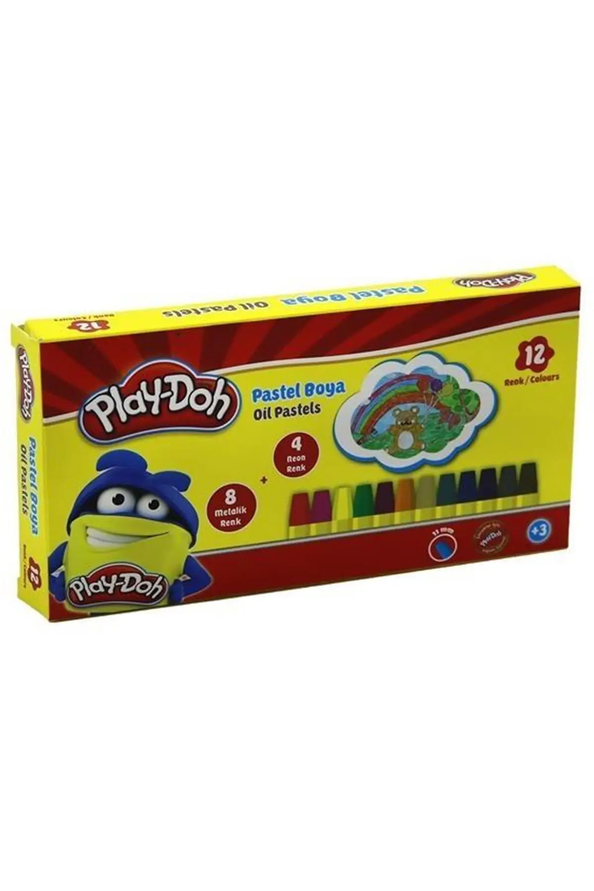 

Марка: Play-Doh 12 цветов мелки 8 металлик + 4 неоновых цвета Pa012 Категория: Пастельная краска