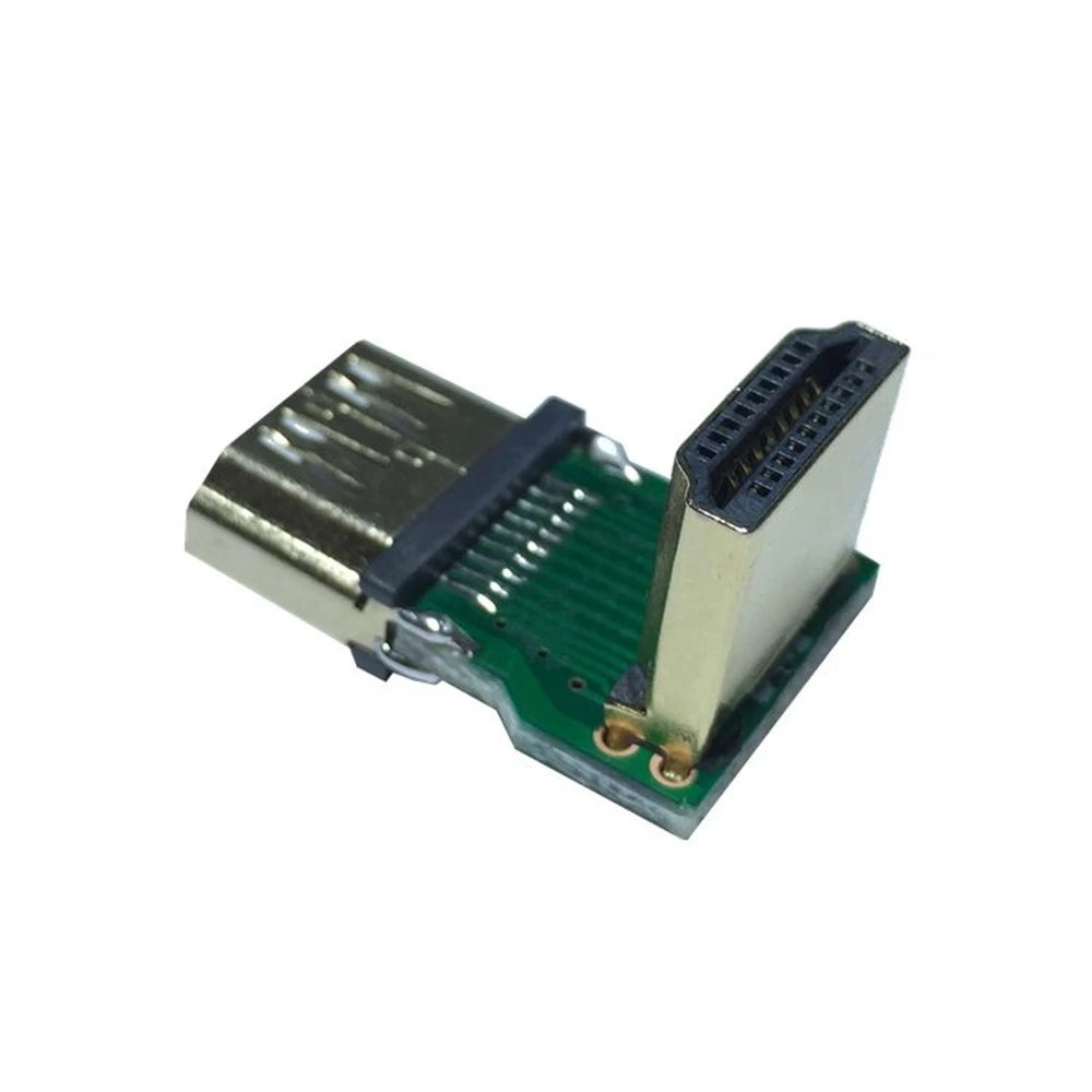 Ультратонкий удлинитель 90 градусов боковой изгиб HDMI прямоугольная печатная