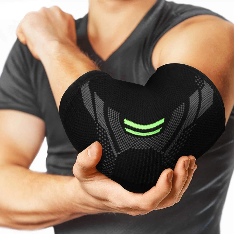 

1 PCS Compression Elbow Support Pads Elastic Brace for Men Women Basketball Volleyball Fitness Protector Arm Sleeves Elbow Brace