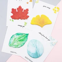 creative sticky notes simulation leaves notes n times small paper special shaped office message fresh student stationery