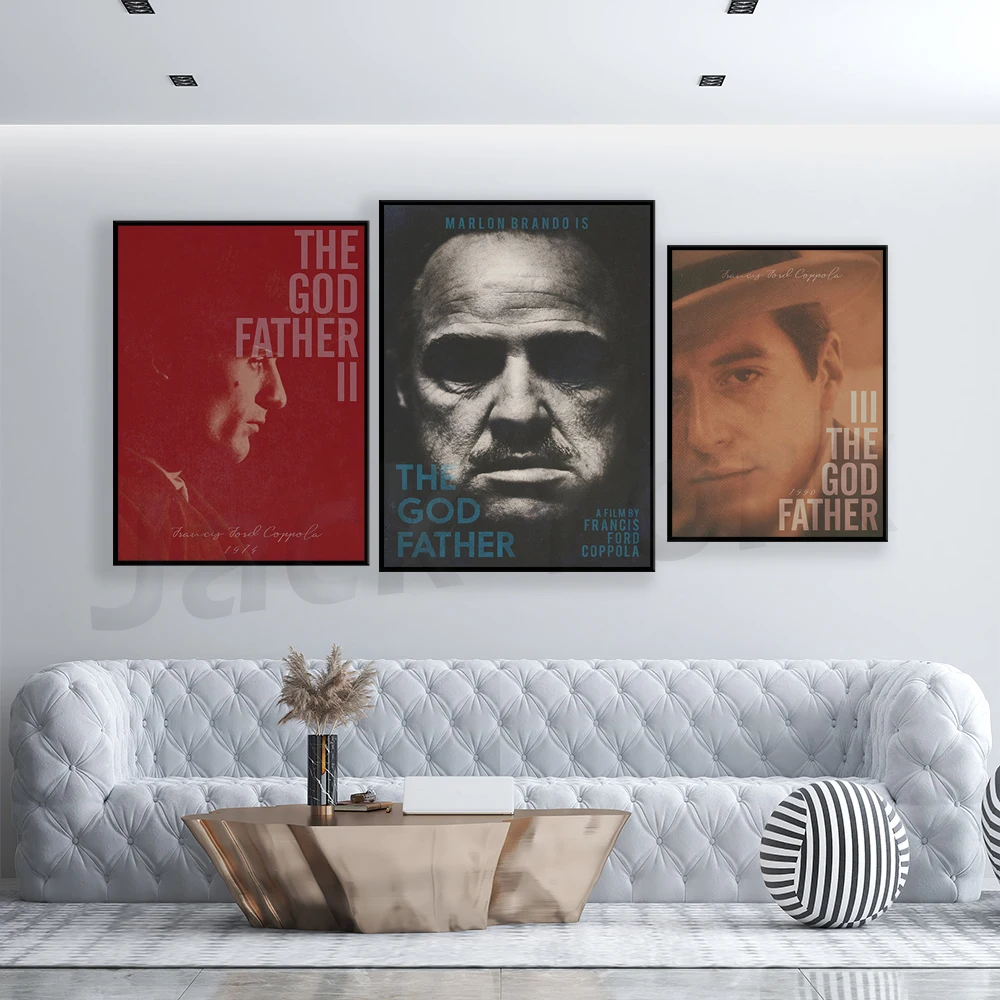 

The Godfather, Part III, Al Pacino, vintage movie poster, Il Padrino