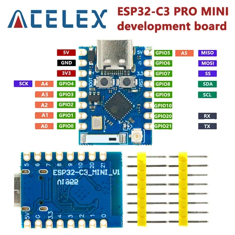 ACELEX ESP32-C3 PRO мини плата