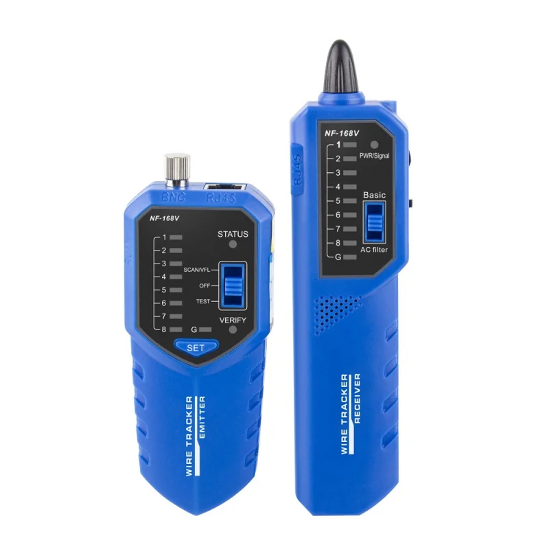 

NF-168V Wire Tracker Telephone Network Coax Cable Tester With Anti-Jamming Line Finder Visual Fault Locat