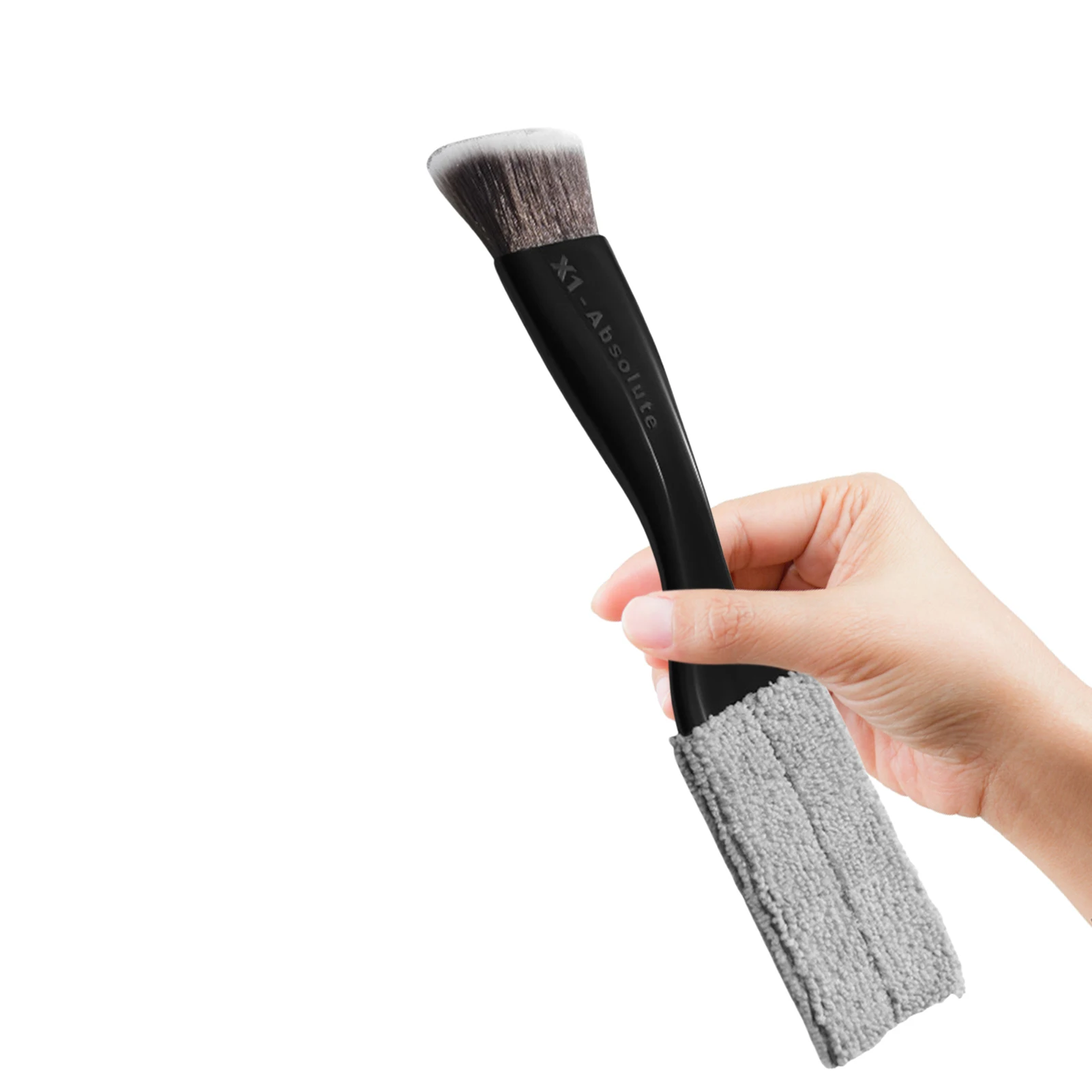 

Car Detailing Brush With Double Head Multi-Function Car Detailing Brushes For Panel Air Conditioner Mini Cleaning Cloth Tool For